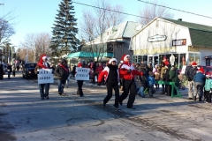 Santa Parade hudson 2014